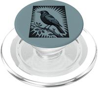 Herald of the Halo Raven Illustration PopSockets PopGrip for MagSafe
