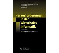 Herausforderungen in Der Wirtschaftsinformatik:. Karagiannis, Rieger<|
