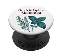 Herb and Spice Alchemist Cooking Design PopSockets Adhesive PopGrip