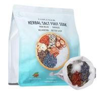 Herb Epsom Salt Foot Soak with Natural Herbs & Lavender for Pain Relief, Fatigue Recovery, Better Sleep & Relaxation, Soothing Soak for Healthy Nails, Aromatherapy Foot Spa, 10 Sachets (10)