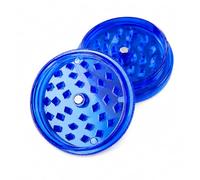 Herb Grinder Durable Plastic 60mm Lightweight for Kitchen Seasoning Grinder with Lid 6 Assorted Colours Portable Featuring Tooth Spice Grinder Pack of 1