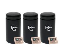 Herb Guard - 1 Oz Airtight Jar & Container [3 Pack] (500 ml) Airtight Ultraviolet Protection Keeps Goods Fresh for Months