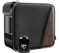 HERB GUARD XXL Leather Odor-Proof Case with Combo Lock by (Holds 7 Ounces of Herbs, Spices) Includes YKK Zippers, Ultraviolet Jar, Built in Tray, Holder for Papers, Protective Shell for Glass Pieces