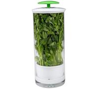 Herb Keeper and Herb Saver,Storage Container with Breathable Hole,Keep Fresh Herb Storage with Handle for Cilantro, Mint, Parsley, Asparagus