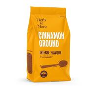 Herb&More Finely Ground Cinnamon Powder 500g, Rich & Aromatic Taste, Ideal for Desserts, Smoothies & Spices