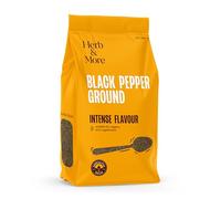Herb&More Premium Ground Black Pepper 500g, Rich Flavor & Aroma, Perfect for Cooking, Seasoning & Spices, Additive-Free