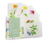 Herb Notes Plant Identification Cards, 48 Illustrated Botanical Flash Cards