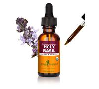Herb Pharm Certified Organic Holy Basil (Tulsi) Extract for Energy and Vitality, 30ml