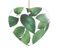 Herb Plant Leaf Print Wedding Gift Ideas for Couples, A Just Married Acrylic Christmas Tree Ornament