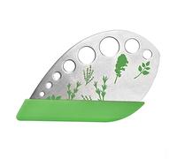 Herb Stripper 9 Holes Stainless Steel Herb Peeler Multifunctional Herb Leaf Kale Chard Collard Stripping Tool Herb Leaf Stripping Tool