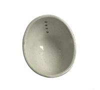 Herb Stripper Bowl With Different Sized Holes For Removing Stems From For Kale And Leafy Herbs, Resin Construction For Durability And Space Efficiency(white)