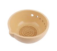 Herb Stripper Bowl with Grater, 2-in-1 Herb Peeling Cup & Ginger Plate Resin Rosemary Leaf Stripping Peeler Gadgets with Pour Spout Kitchen Prep Tool for Garlic Cheese Chocolate Thyme