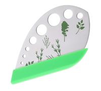 Herb Stripper Stainless Steel Leaf Remover Vegetable Kitchen Gadget Tool with Protective Holder