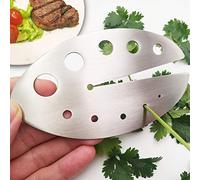 Herb Strippers 11 Holes-Stainless Steel Kitchen Leaf Stripping Tool- Perfect for Removing Stems from Herbs & Kale