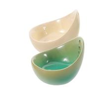 Herb Stripping Bowl 2pcs with 4 Different Sized Holes Resin for Herbs