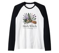 Herb Witch in Training Gardening Lover Garden Humor Herb Raglan Baseball Tee