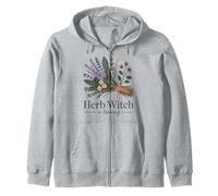Herb Witch In Training Gardening Lover Garden Humor Herb Zip Hoodie