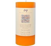 Herbal 3x6 Pillars - JOY - Crystal Journey Candles - Reiki Charged Candle