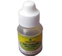 Herbal Anu Thailam Nasal Drops Sinusitis Migraine Headache Memory Loss Lack of Concentration Stress by NAGARJUNA
