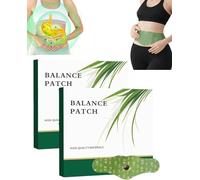 Herbal Balance Patch Pad,Japanese Herbal Patch,Herbal Navel Patches,Promotes Abdomen Comfort Non-Irritating Design,Gentle Formula for All Skin Types (2 Box)