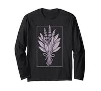Herbal Bouquet Women Tee Lavender Sage Folk Design Herbalism Long Sleeve T-Shirt