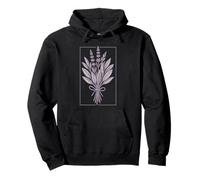 Herbal Bouquet Women Tee Lavender Sage Folk Design Herbalism Pullover Hoodie