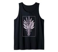 Herbal Bouquet Women Tee Lavender Sage Folk Design Herbalism Tank Top