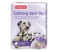 - Herbal Calming Spot-On for Dogs - Contains Natural Herb Valerian - Promotes Calming During Fireworks, Thunderstorms, Travel & Stressful Situations -