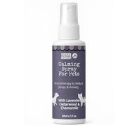 Herbal Calming Spray for Pets 50ml Natural Home & Travel Spray with Lavender, Chamomile, Cedarwood - Reduces Stress & Anxiety in Dogs & Cats Use on Bedding, Carriers, Room