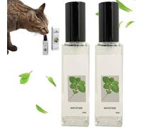 Herbal Cat Joy Silvervine Spray, 2Pcs Kitty Joy Herbal Cat Joy Spray Matatabi, Pets Catnip Spray for Indoor Cats Stress and Anxiety Relief Spray, Cat Calming Training Spray