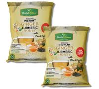 Herbal Choice Strong Instant Ginger Turmeric Honey with Black Pepper - 30 Sachets (Granules) - Pack of 2