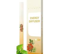 Herbal Diffuser Pen,Herbaair Lung Purifier,Upgraded Diffuser Pen Infused with Mullein,Thyme,and Mint,for Relaxation,Portable Aromatherapy,Fresh Breathing & Stress Relief (Orange)