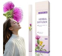 Herbal Diffuser Pen,Lu/ng Cleansing & Breathing Improvement,Mu/llien Leaf Extract for Lu/ngs,Qu/it G/o Inhaler & Vap/ing Device,Portable Essential Oil Pen for Sleep& Oral Fresh&Health,portable(Purple)