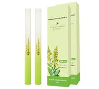 Herbal Diffuser Pen, Natural Mullein Diffuser Stick with Licorice Root & Marshmallow Root, Plant-Based Aromatherapy Pen for Calm & Freshness, Nicotine-Free Herbal Alternative, 600 Uses (2pcs)