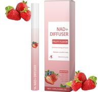 Herbal Diffuser Pen Strawberry Flavor, Mullein Diffuser Pen with Refreshing Fruity Aroma, Portable Aromatherapy Inhaler Stick with 600 Puffs for Daily Relaxing Use (1pcs)