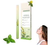 Herbal Diffuser Pen with Extracts of Mullein, for Cleansing Lungs, Improving Breathing and Air Freshening, Portable Atomizing Air Freshener (A)