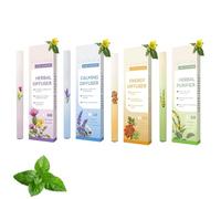 Herbal Diffuser Pen with Extracts of Mullein, Herbals Diffuser Pen, Mullein Inhaler for Cleansing Lungs, Herbal Lung Cleanse Purifier, Improving Breathing and Air Freshening (4PC-Mix)