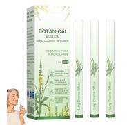 Herbal Diffuser Pen With Extracts Of Mullein, Thyme And Mint For Lung Cleansing For Lung Cleansing And Breathing Support (3pcs)