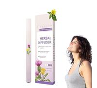 Herbal Diffuser Pen with Extracts of Mullein, Thyme and Mint for Lung Cleansing, Wenrny Dual-Action Herbal Purifier Pens, Natural Way to Breathe Easier (B)