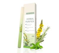 Herbal Diffuser Pen with Extracts of Mullein, Thyme & Mint, Natural Mullein Inhaler Pen, Upgraded Purifier Pens, Herbal Lungs Cleanse Inhaler, Portable Atomizing Air Freshener for Lung Cleansing