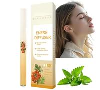 Herbal Diffuser Pen with Mul/lein Leaf Extract for Lungs,Portable Lung Cleanse Inhaler Stick,Fast&Effective Essential Oil Diffuser for Breathing,Easy to Carry for Multiple Uses,Natural Green Tea