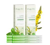 Herbal Diffuser with Mullein, Thyme and Mint for Easy Breathing, Lung Cleanse and Habit Transition, Free of Harmful Chemicals and Sugar, All Natural - 600 Uses Per Stick (6 Stick)