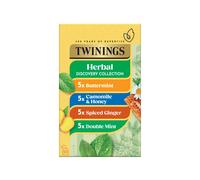 Herbal Discovery Fruit & Herbal Tea Collection - 20 Envelopes - Sugar Free Tea - Caffeine Free Tea - Twinings