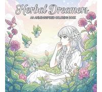 Herbal Dreamers: An Anime-inspired coloring book