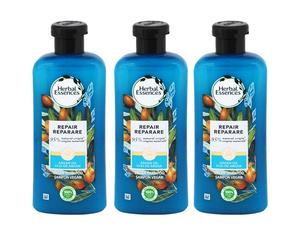 Herbal Essences Bio:Renew Argan Oil of Morocco Repairing Shampoo 400ml- 3 PACK