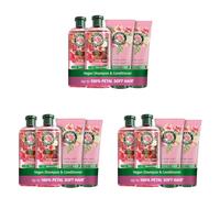Herbal Essences Rose Scent Petal Soft Shampoo and Conditioner Set (2x350ml, 2x250ml) | Nourishes & Smoothens Dry Hair | Blended with Rose Essence & Natural Origin Ingredients | Vegan & Cruelty Free