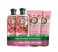 Herbal Essences Rose Scent Petal Soft Shampoo 2x350ml + Hair Conditioner 2x250ml