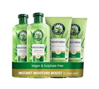 Herbal Essences Sulphate Free Shampoo and Conditioner Set For Dry Hair Including Curly and Wavy, Hydrate, Cleanse and Nourish, Sulfate Free & Vegan, VALUE PACK, 2x350ml Shampoo, 2x 250ml Conditioner