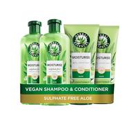 Herbal Essences Sulphate Free Shampoo and Conditioner Set For Dry Hair Including Curly and Wavy, Hydrate, Cleanse and Nourish, Sulfate Free & Vegan, VALUE PACK, 2x350ml Shampoo, 2x 250ml Conditioner