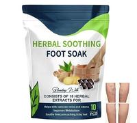 Herbal Foot Soak Beads,Herbal Shaping Foot Bath Bag,Herbal Relieve Stress Foot Bath Beads,Herbal Slimming Foot Bath Bag,Lymphatic Drainage Body Detox Foot Soak Beads for Men Women,10Pcs